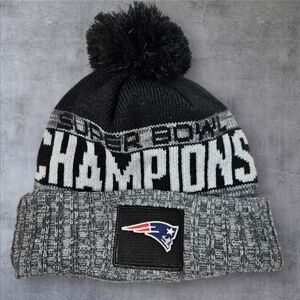 New Era New England Patriots Super‎ Bowl Champions Fleece Lined Beanie Hat P5